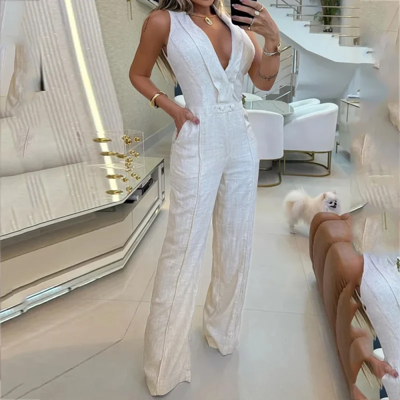 Elegant Commute Jumpsuit - Image 3