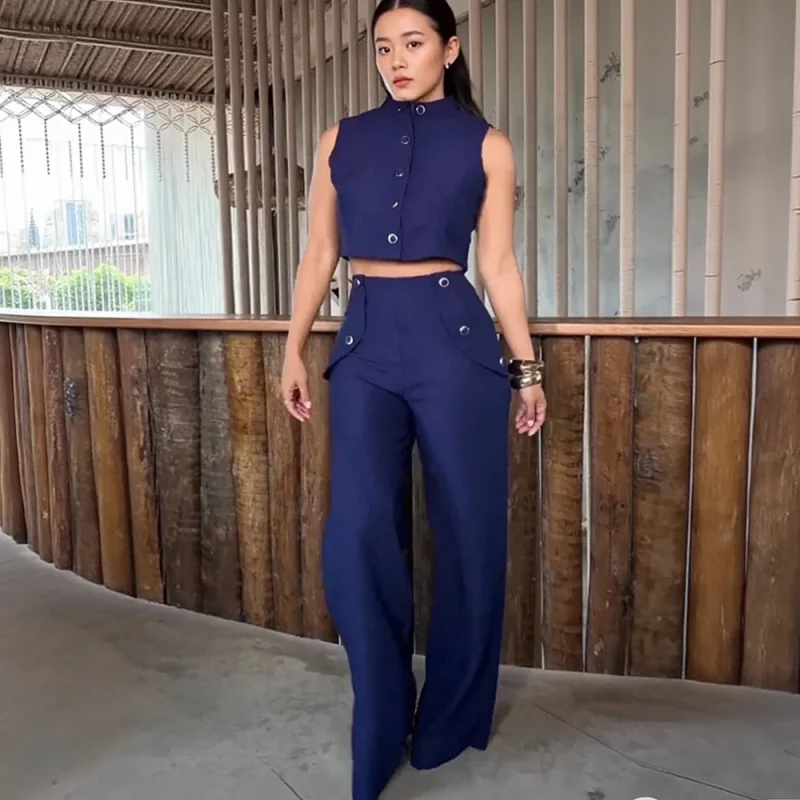 Spring Vest Suit Set