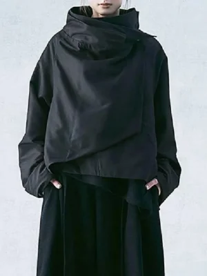 Black & White Asymmetrical Blouse