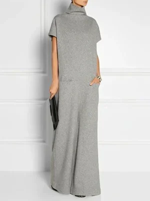Loose Fit Office Maxi Dress