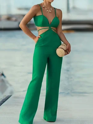 Casual Sleeveless Jumpsuit