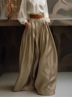 2025 High Waisted Casual Trousers