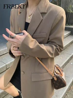 Elegant Autumn Loose Blazer for Women