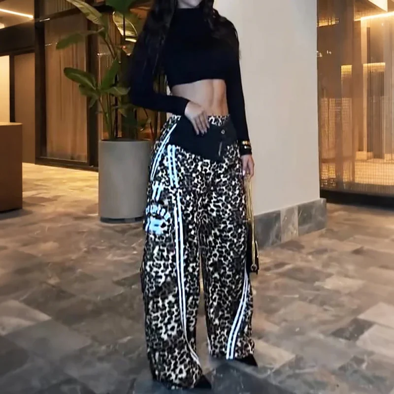 Solid Color Long Sleeve Crop & Pants Set - Image 4