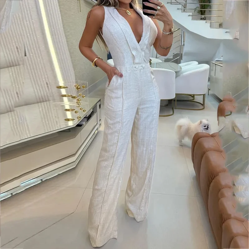 Elegant Commute Jumpsuit - Image 4