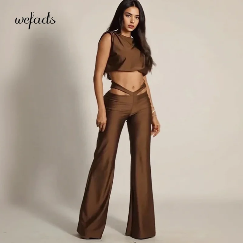 Chic Open Navel 2-Piece Summer Outfit - Image 2
