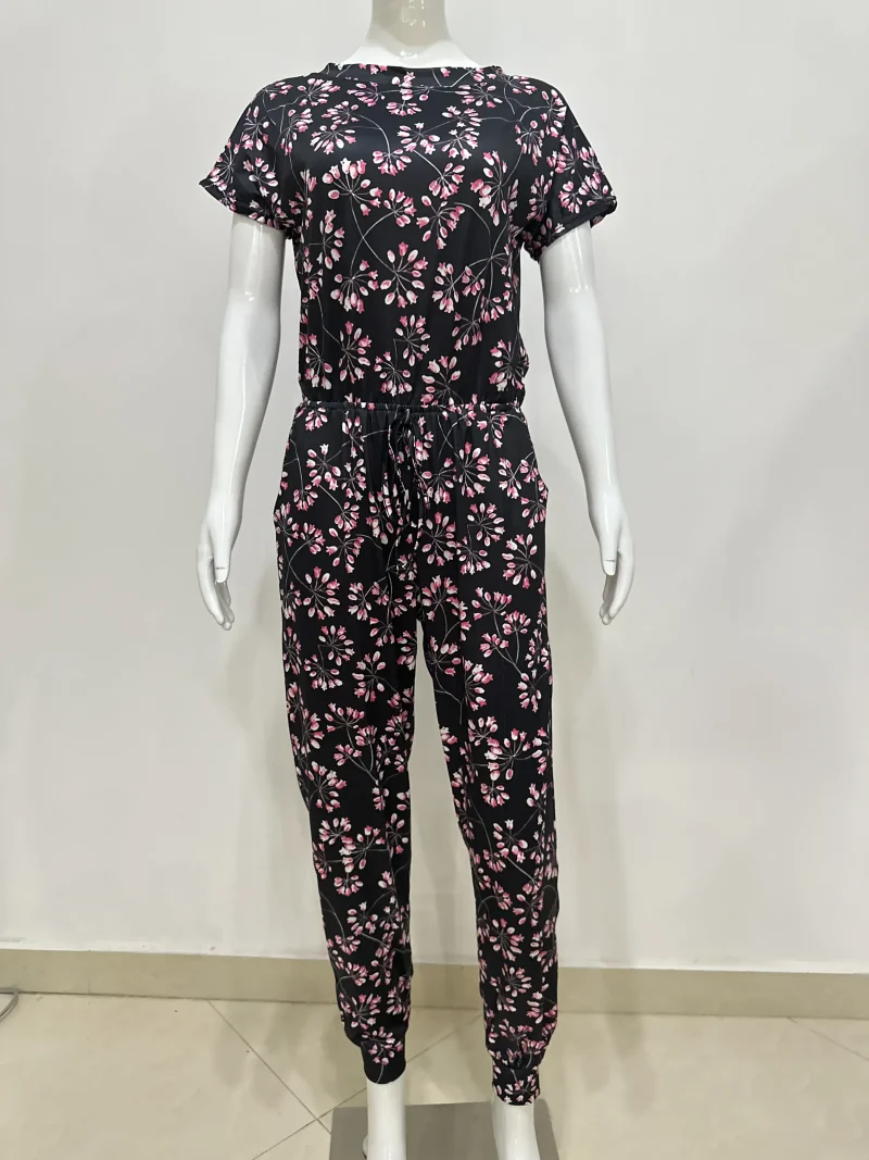 Printed Stretch Jumpsuit for Women - Image 7