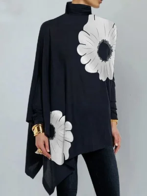 Loose Fit Split-Joint Casual Top