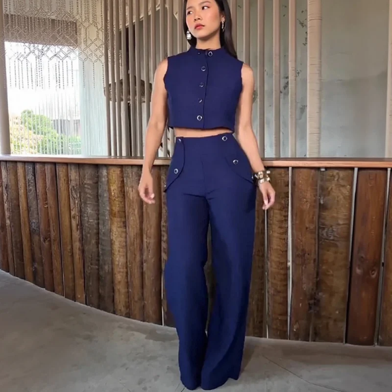 Spring Vest Suit Set - Image 5