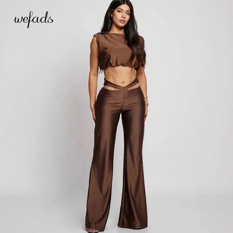 Chic Open Navel 2-Piece Summer Outfit