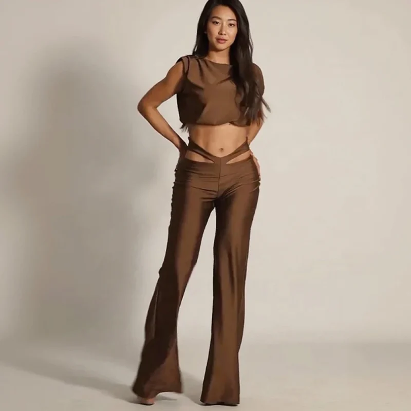 Chic Open Navel 2-Piece Summer Outfit - Image 3