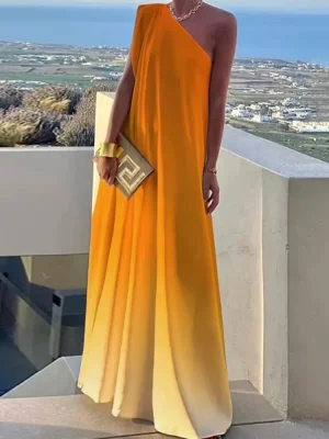 Elegant Vacation Maxi Dress