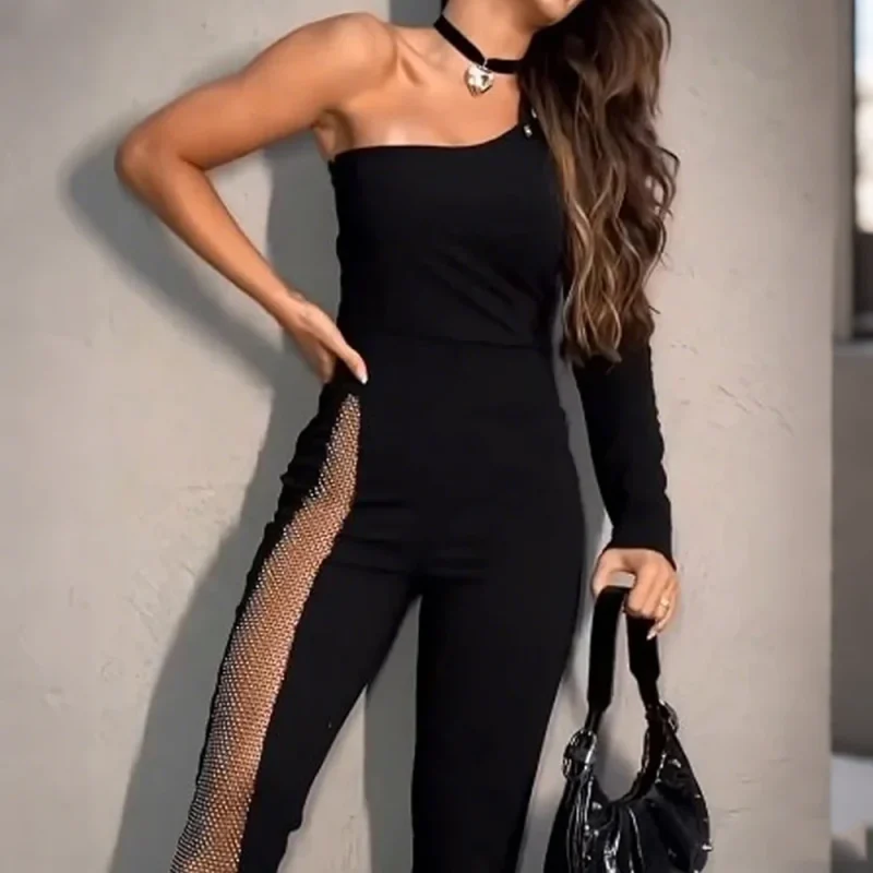 Women’s Solid Sporty Romper - Image 3