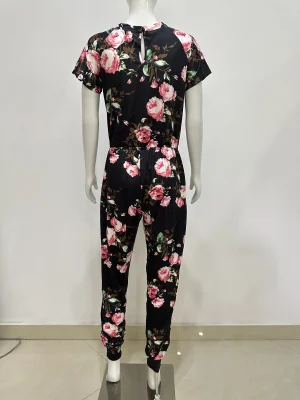Printed Stretch Jumpsuit for Women