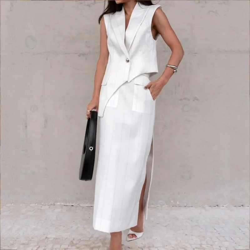 2025 Women’s Summer Skirt Suit - Image 3