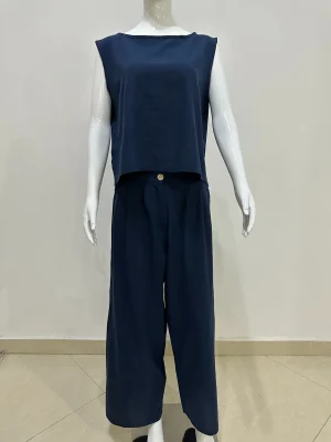 Vintage Sleeveless Top & Pants Set