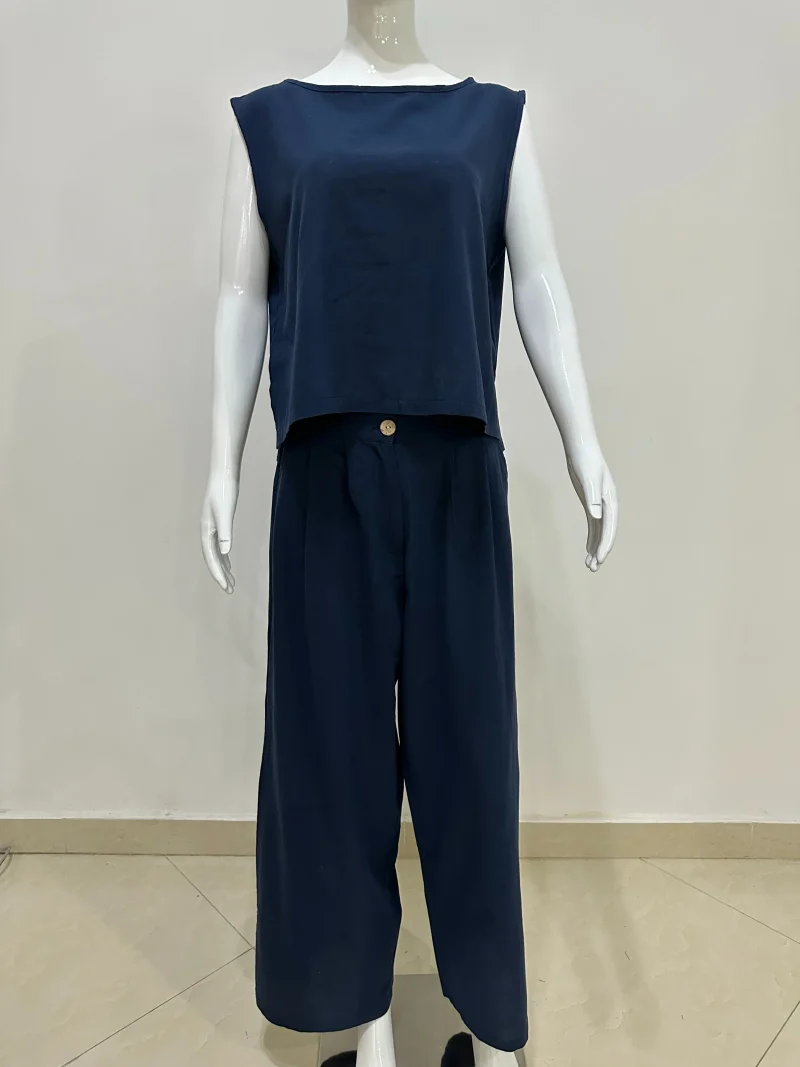 Vintage Sleeveless Top & Pants Set