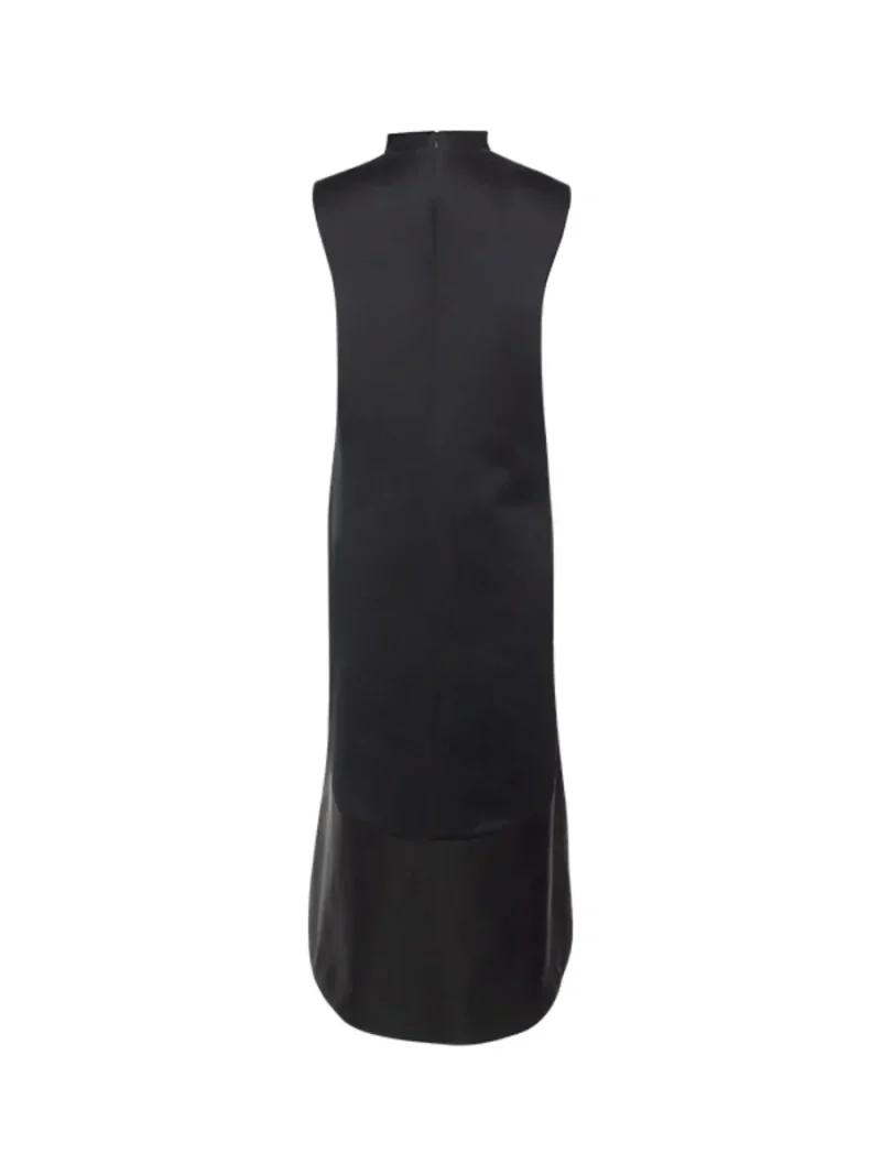 High-Low Cotton A-Line Maxi Dress - Image 4