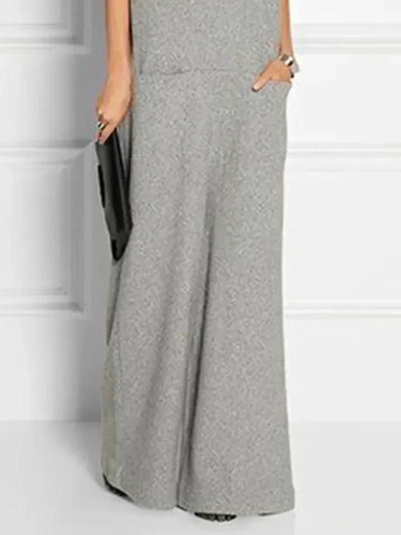 Loose Fit Office Maxi Dress - Image 3