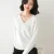 V-neck white