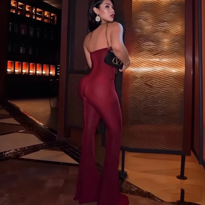 Sexy Sleeveless One-Piece Streetwear - Image 4
