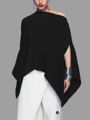 Asymmetric One-Shoulder Blouse