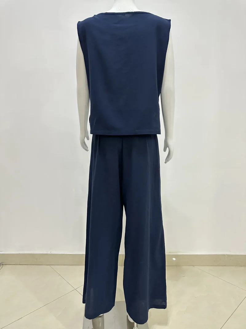 Vintage Sleeveless Top & Pants Set - Image 3