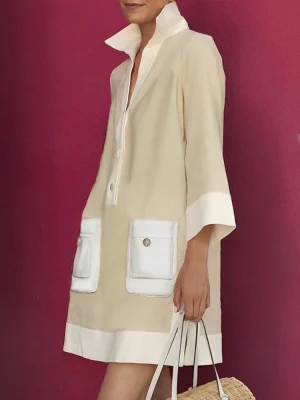 2025 Urban Office Buttoned Dress