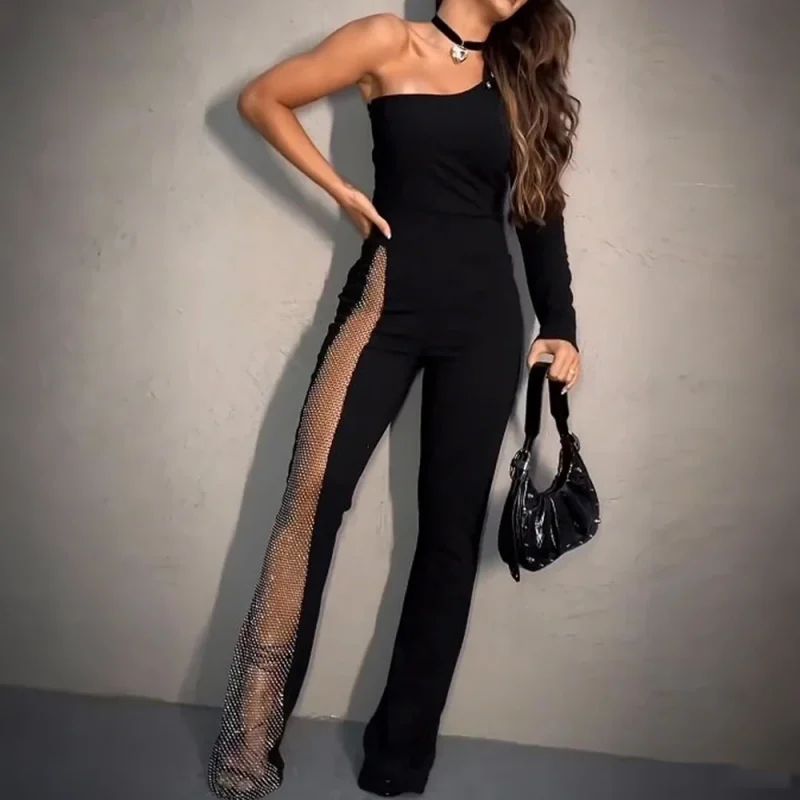 Women’s Solid Sporty Romper - Image 2