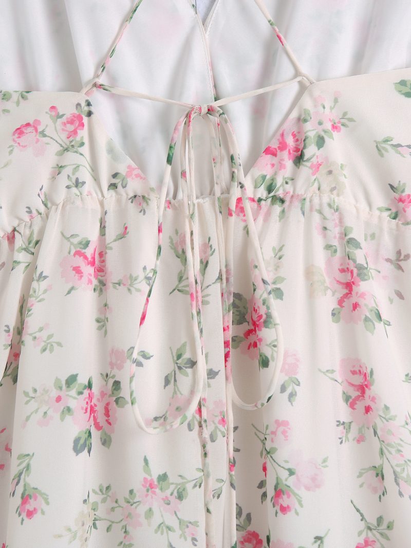 Early Spring Backless V-Neck Strap Dress - Image 4