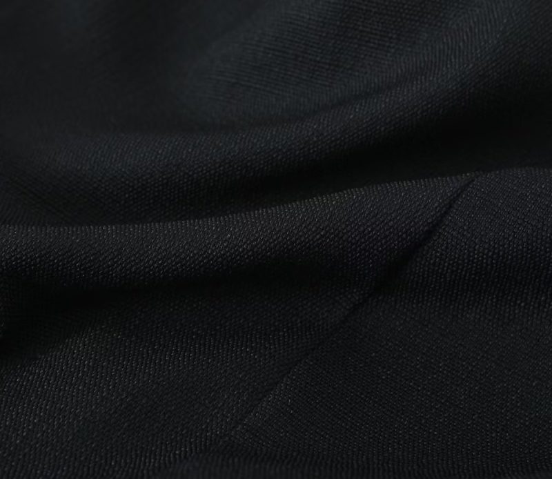 High Waist Strapless Dress with Ruffle Layers - Image 3