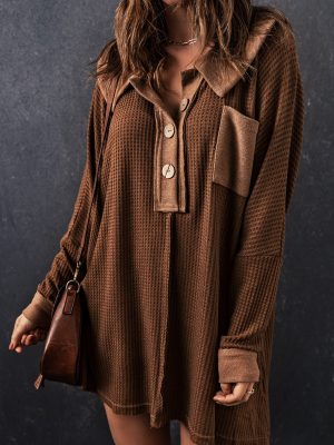 Brown Mineral Dyed Vintage T-Shirt – Women