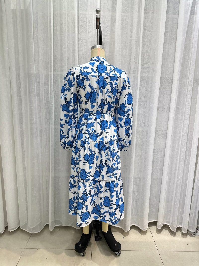 Long Sleeve Printed Dress for Spring Autumn - Image 2