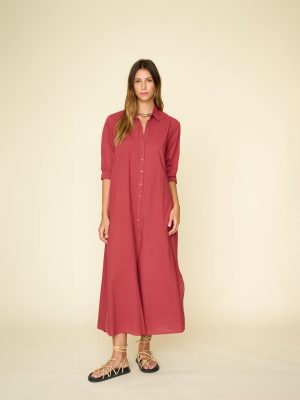 Casual Long Sleeve Shirt Dress for Women