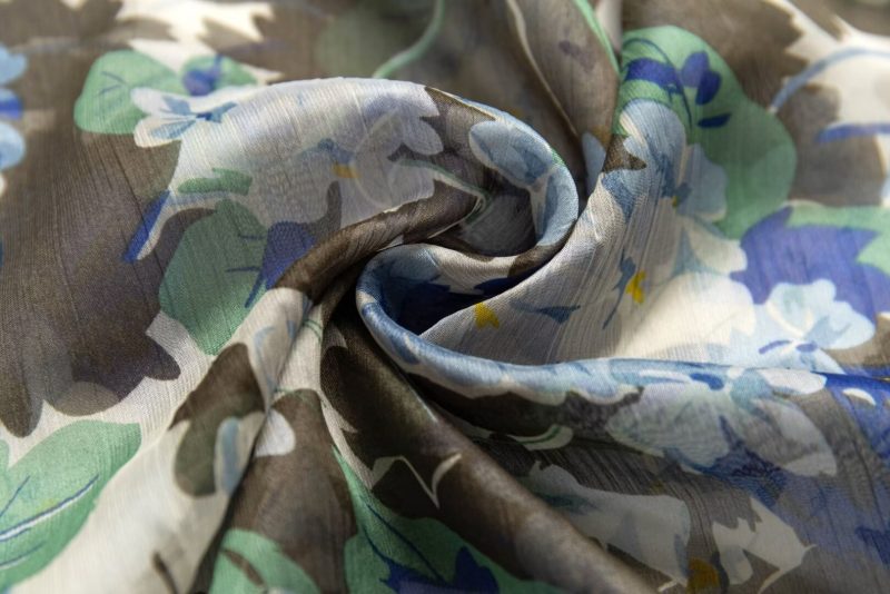 French Floral Cami Dress with Ruffle Sleeves - Image 3