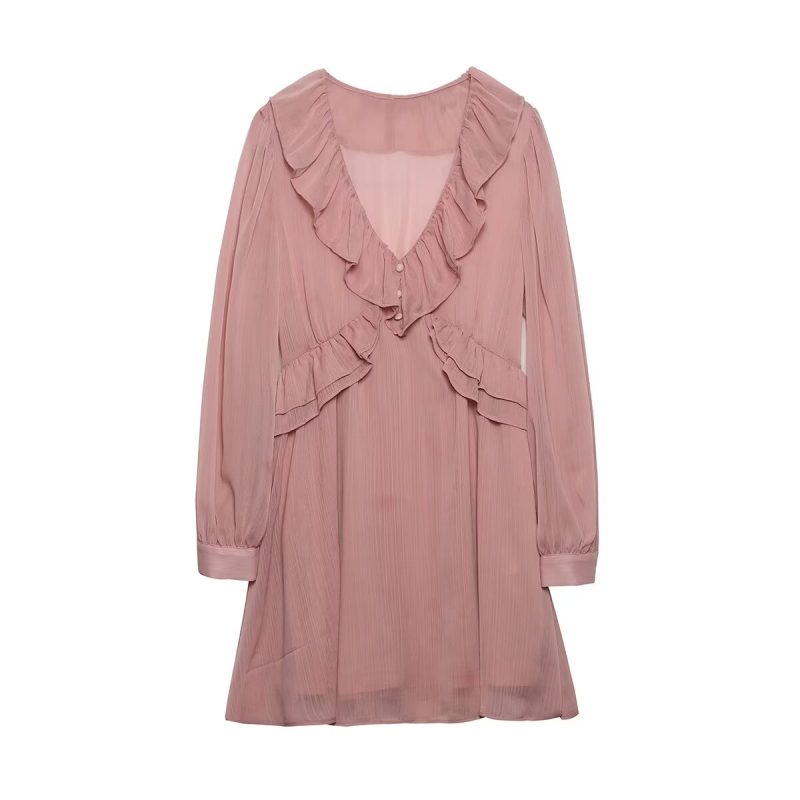 Slightly Mature Elegant Layered Short Dress