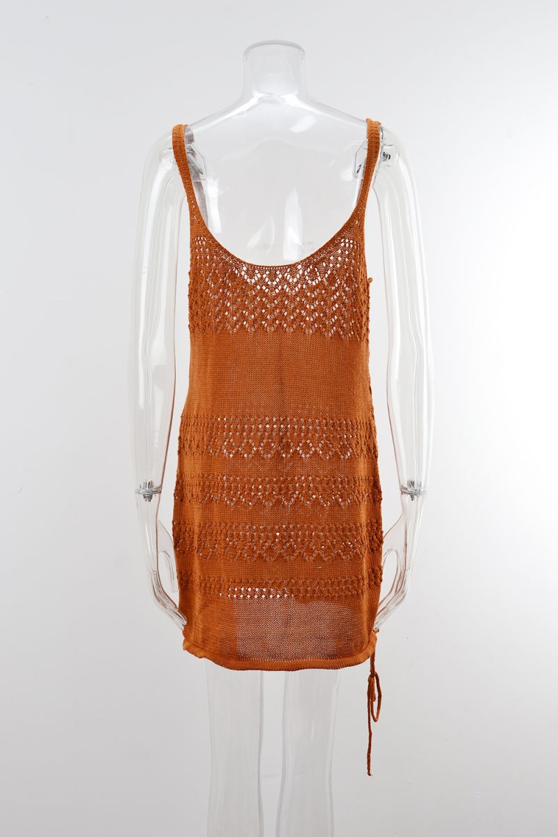Summer Beach Drawstring Sun Protection Shirt Blouse - Image 3