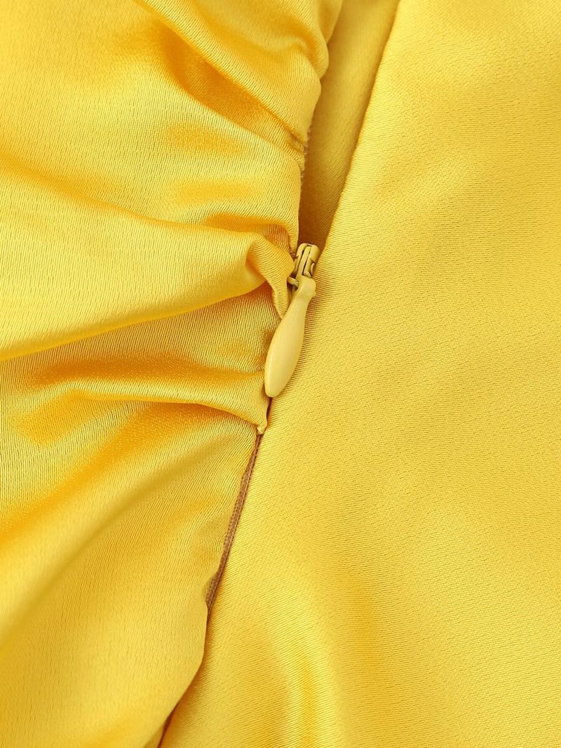 Winter Slim Fit Backless Tube Top Dress - Image 4