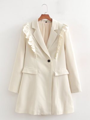 Women’s Winter Ruffled Loose Fit Casual Dress