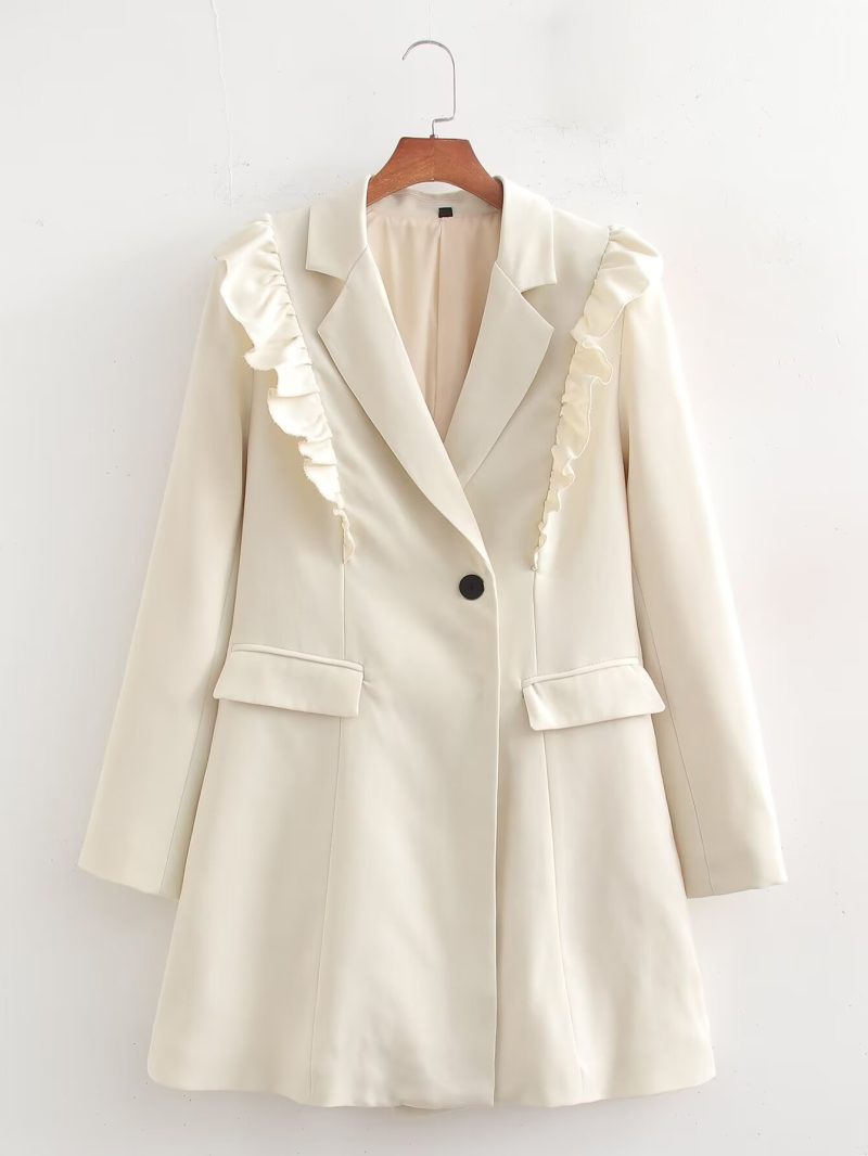 Women’s Winter Ruffled Loose Fit Casual Dress