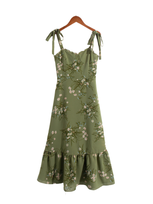 Vacation Cami Dress with Romantic French Vibe