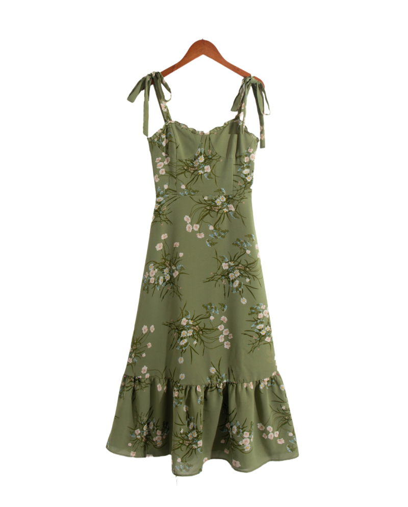 Vacation Cami Dress with Romantic French Vibe