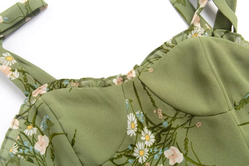 Vacation Cami Dress with Romantic French Vibe - Image 3