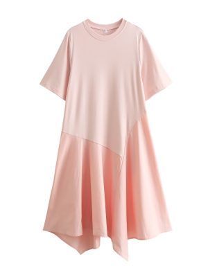 Asymmetric Casual Spring Dress for Women Clothing