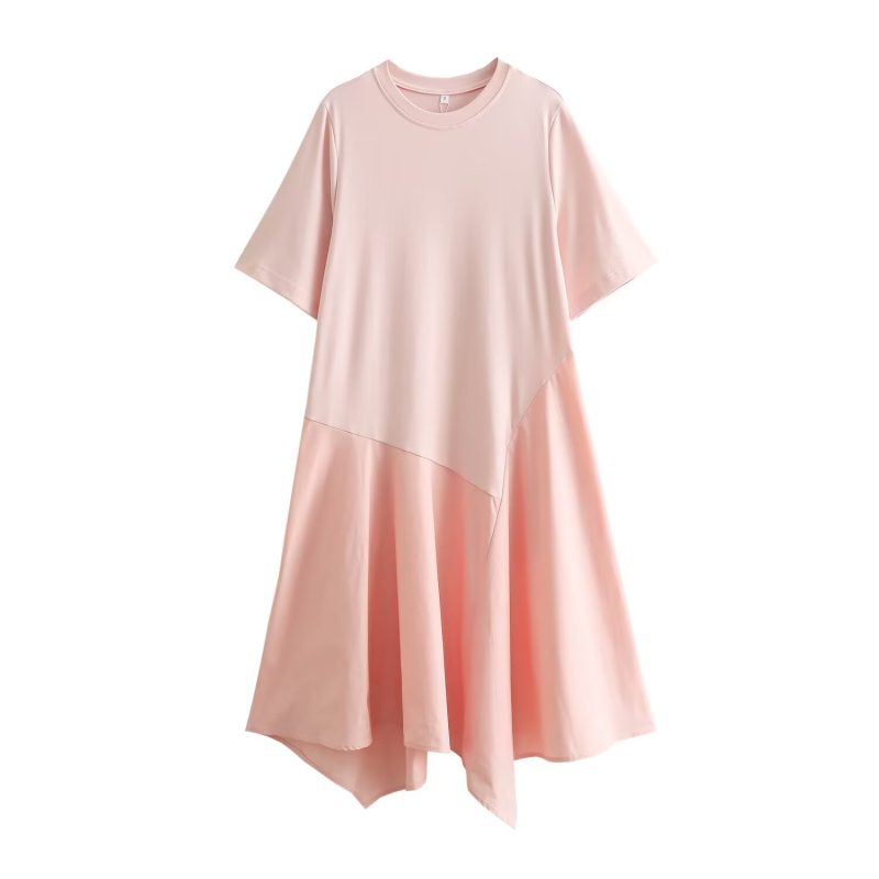 Asymmetric Casual Spring Dress for Women Clothing