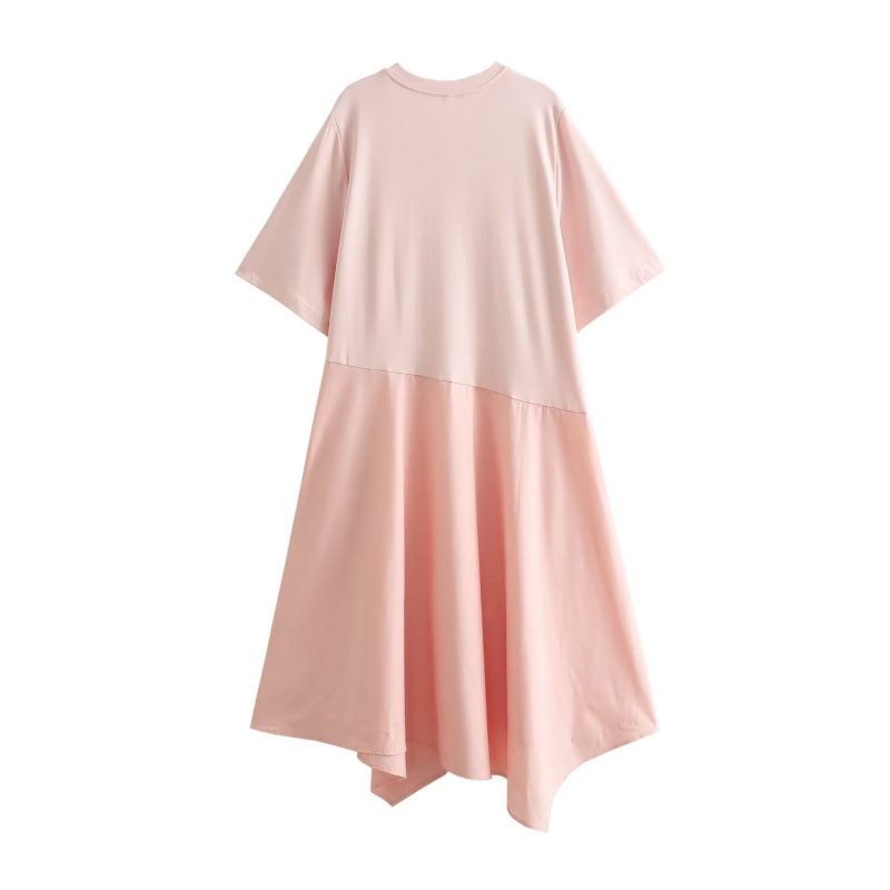 Asymmetric Casual Spring Dress for Women Clothing - Image 2