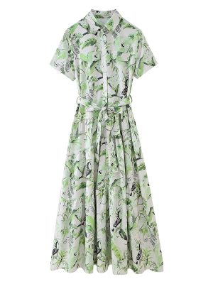 Women’s Printed Shirt Dress – Spring Collection