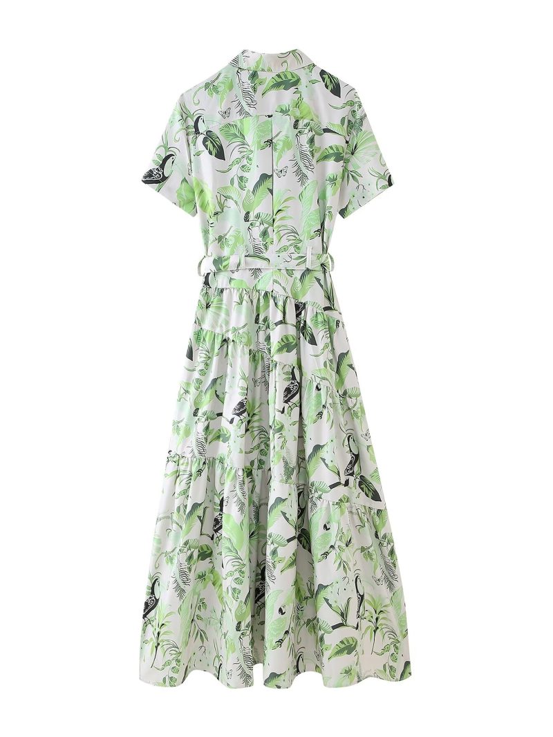 Women’s Printed Shirt Dress – Spring Collection - Image 2