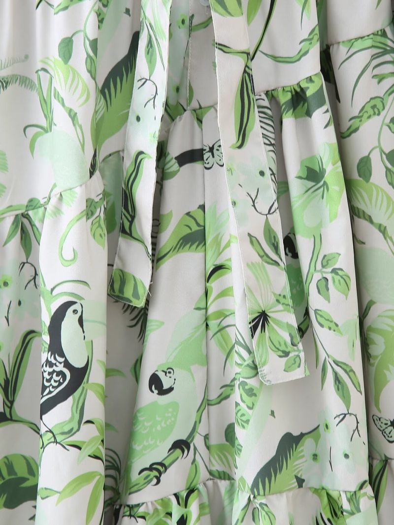 Women’s Printed Shirt Dress – Spring Collection - Image 4