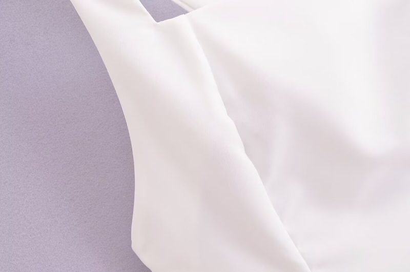 French Slim Fit Backless Summer Dress - Image 3